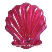 new style transparent pvc clam shell inflatable pool float for sale